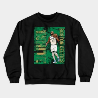 Derrick white || boston celtics Crewneck Sweatshirt
